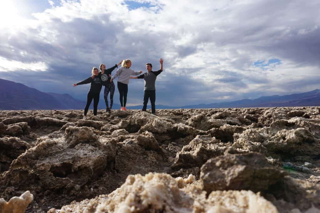 Au pairs in Death Valley